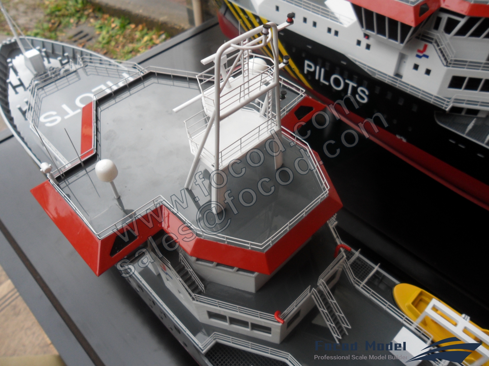 customized model of 81.5m Pilots Boat